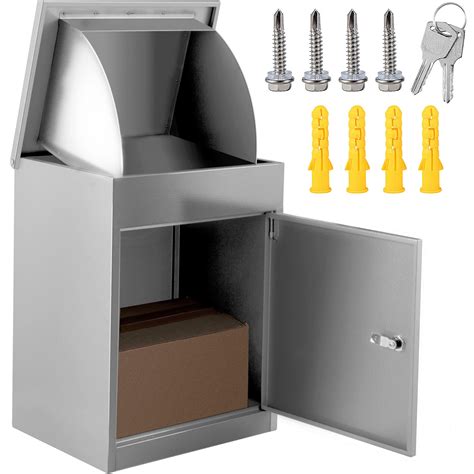 steel wall mount drop box|wall mounted package drop box.